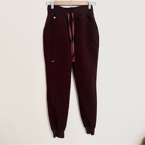 Figs Espresso Zamora High Waisted Joggers